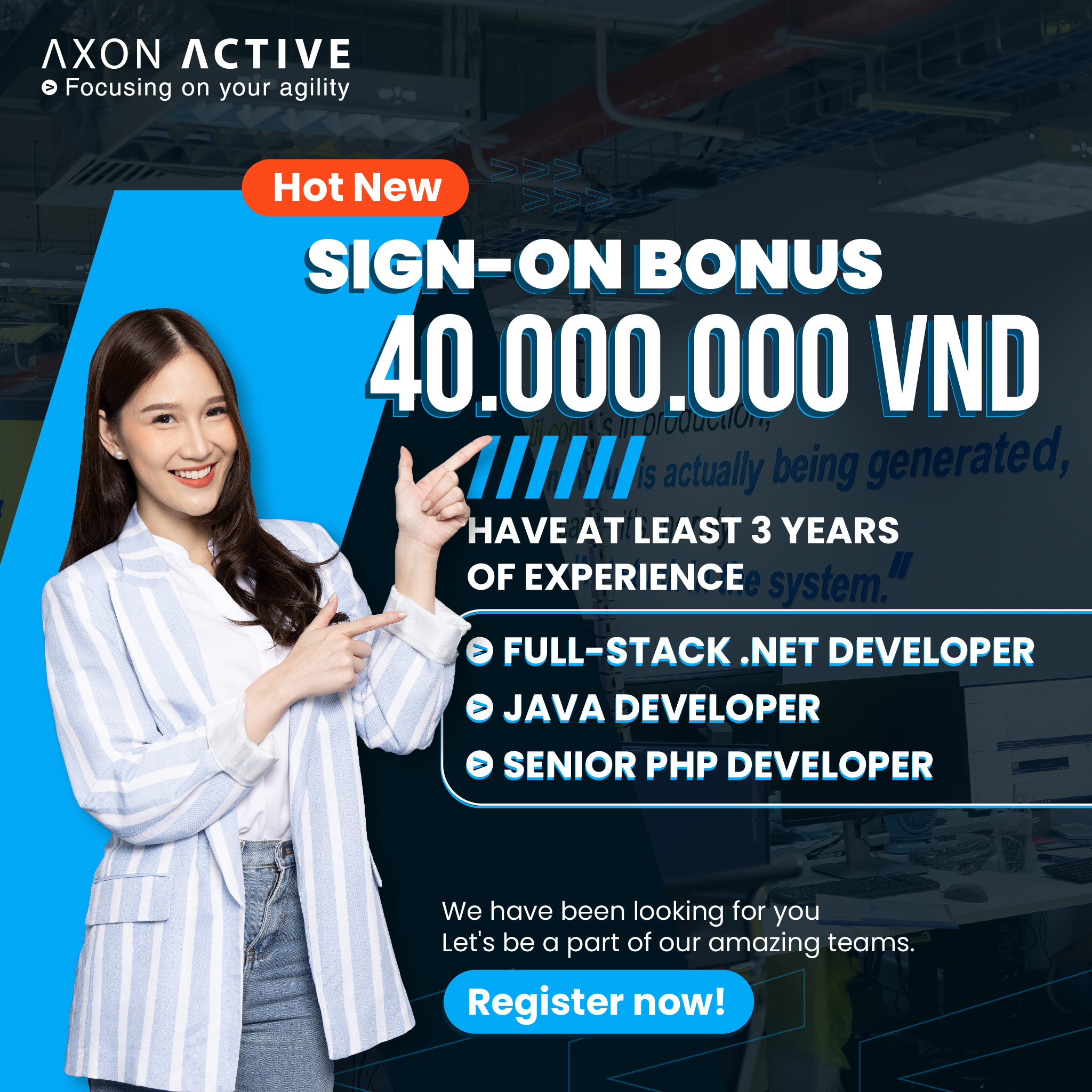 Axon - [Hot Jobs] Join Us now to receive the Sign-on Bonus of 40 Mio ...