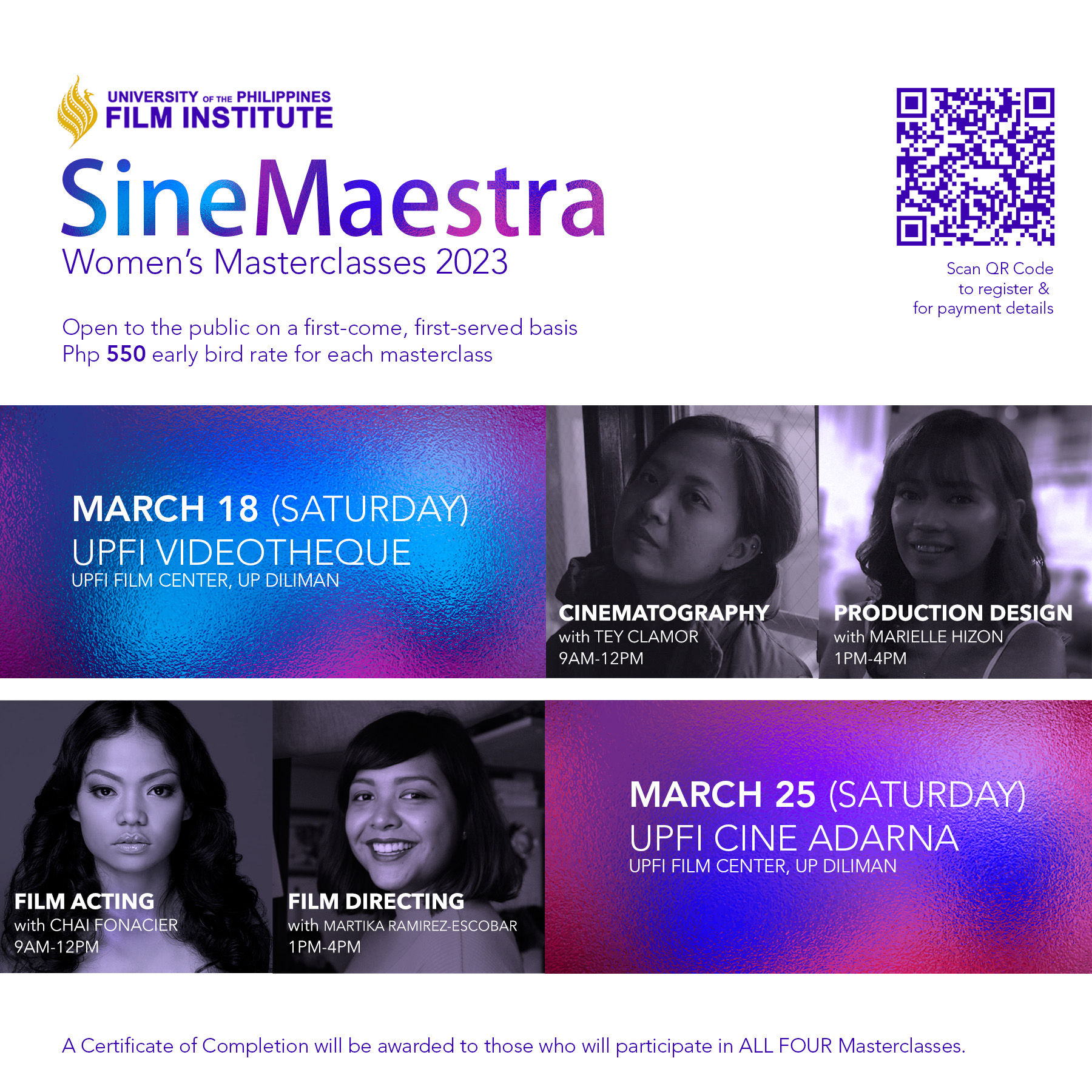 In its 4th year, the University of the... - UP Film Institute