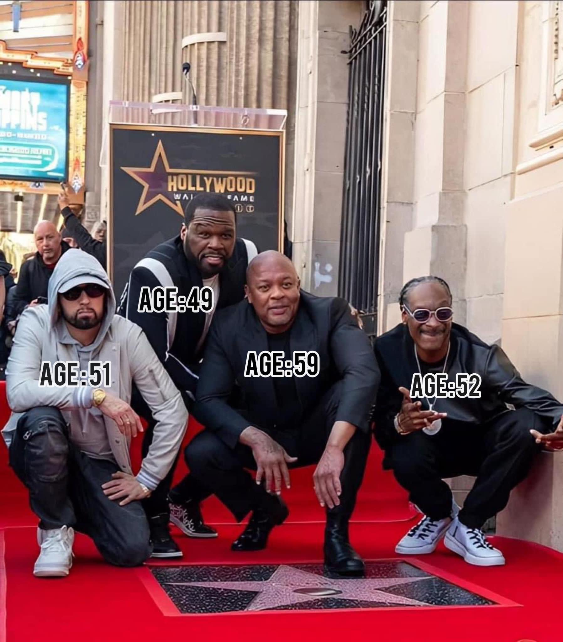 📸 Eminem x 50 Cent x Dr.Dre x Snoop Dogg 🖤 , Legends 💯🔥