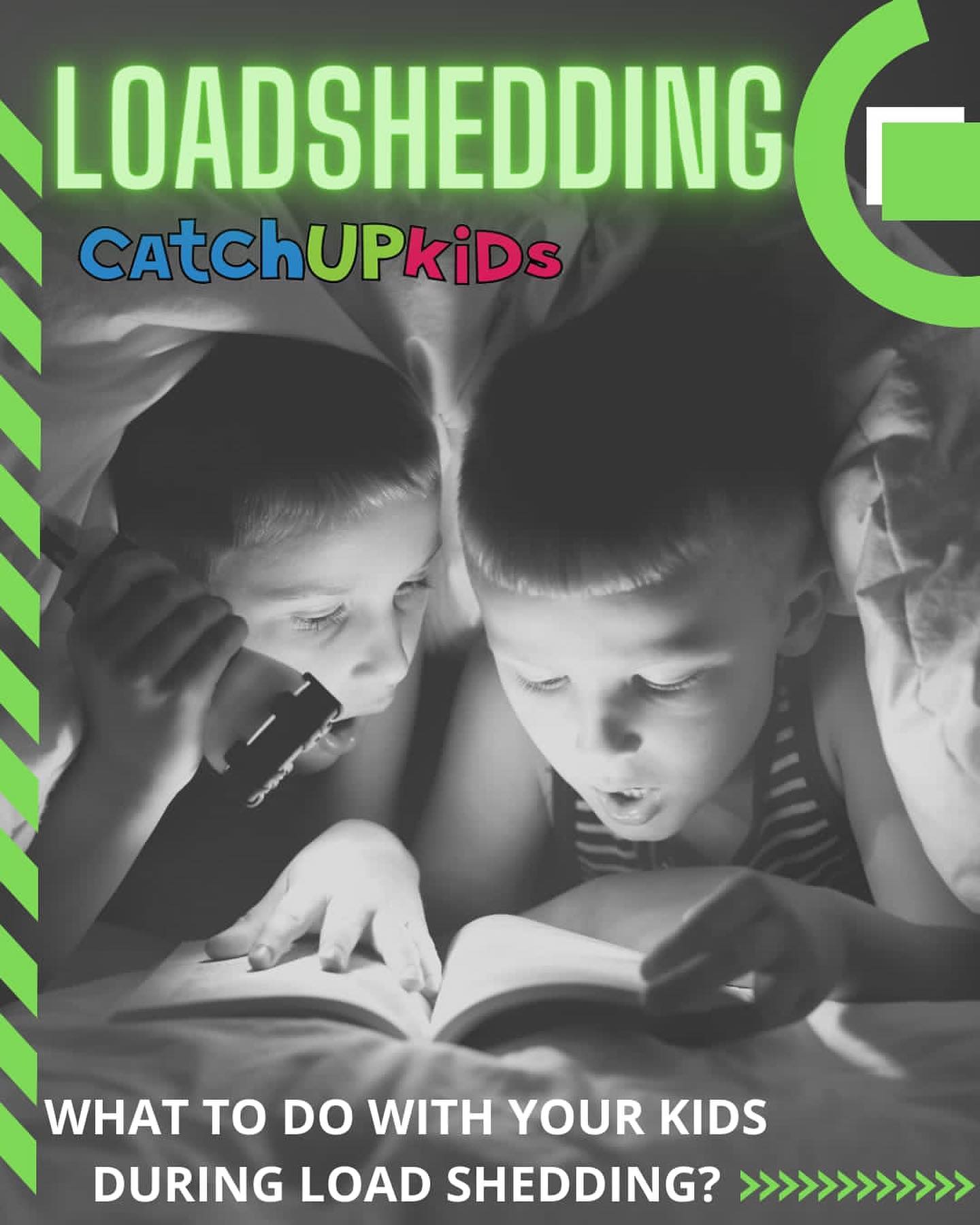 Catchup kids - Here are 5 fun load shedding activities to...
