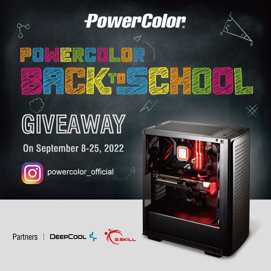 這次與 Deepcool 和 G.SKILL... - PowerColor Taiwan