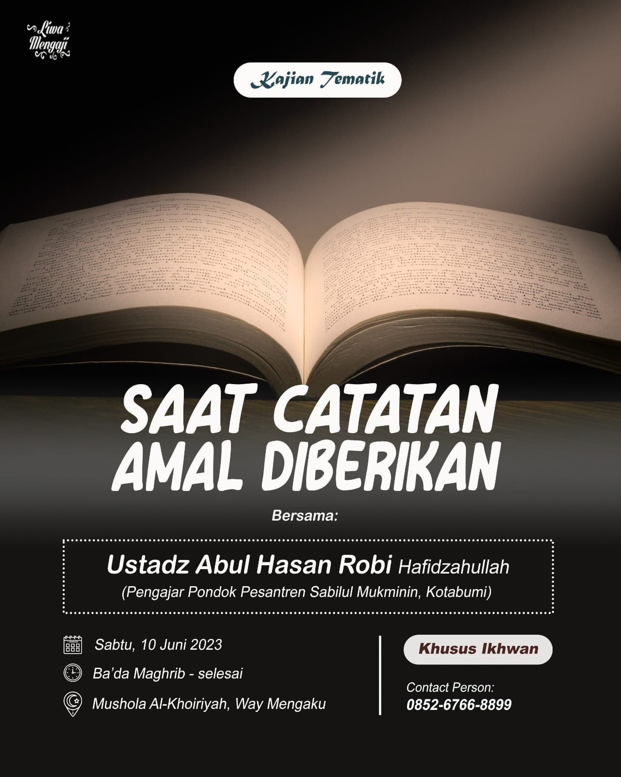 Discount - 📣 *HADIRILAH KAJIAN TEMATIK TERBUKA UNTUK UMUM (IKHWAN ...