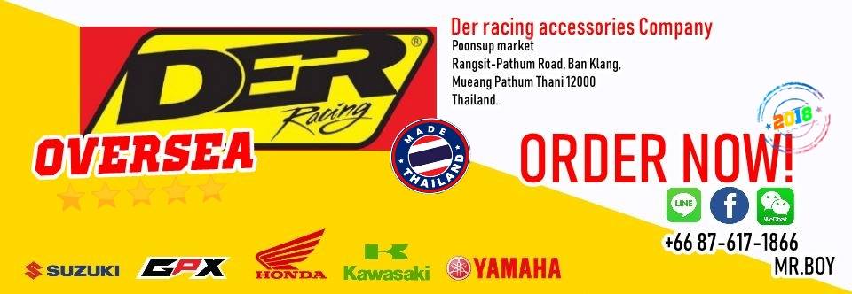 DER racing accessories Thailand export