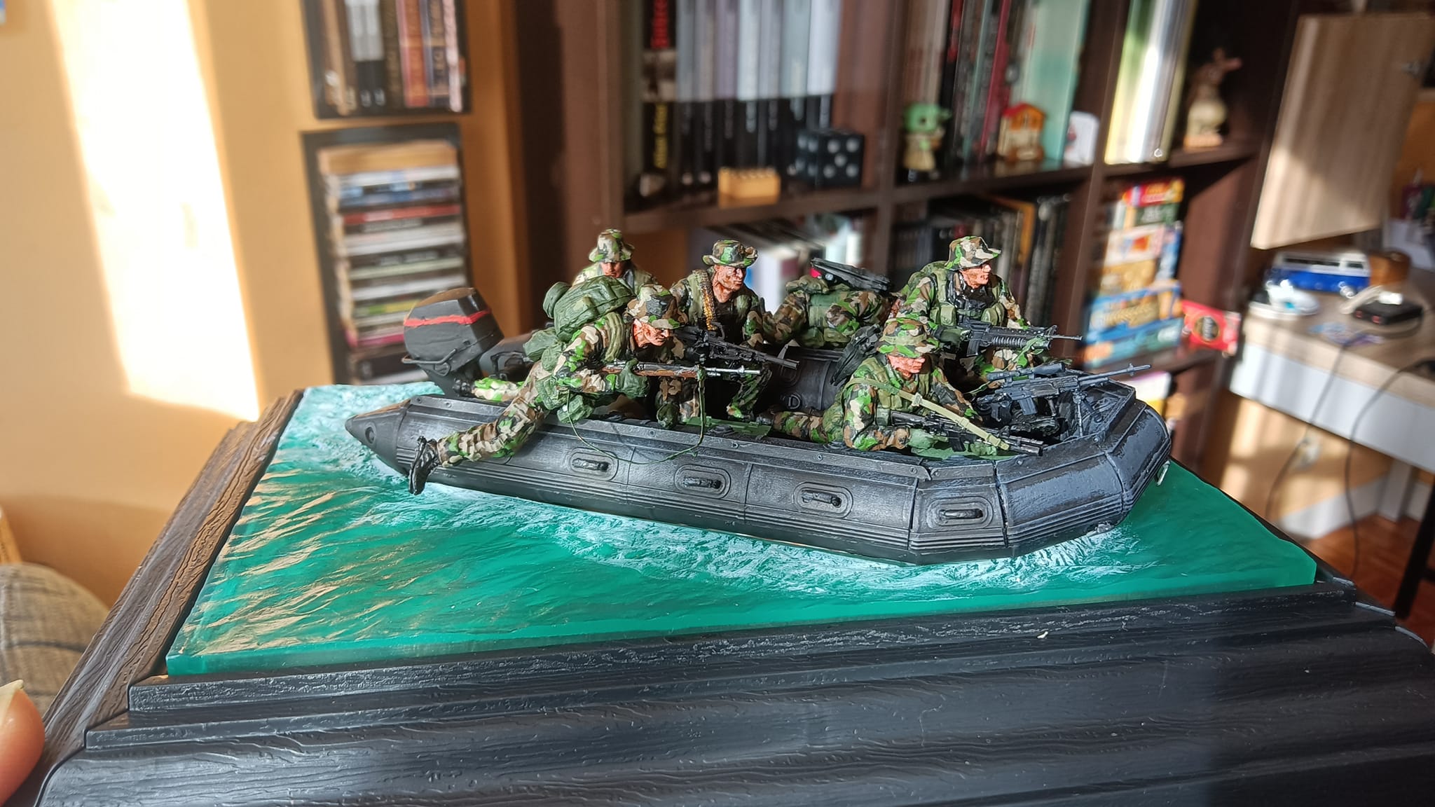 US Navy Seals in Combat Rubber Raiding Craft from Gecko Armorama - Armorama