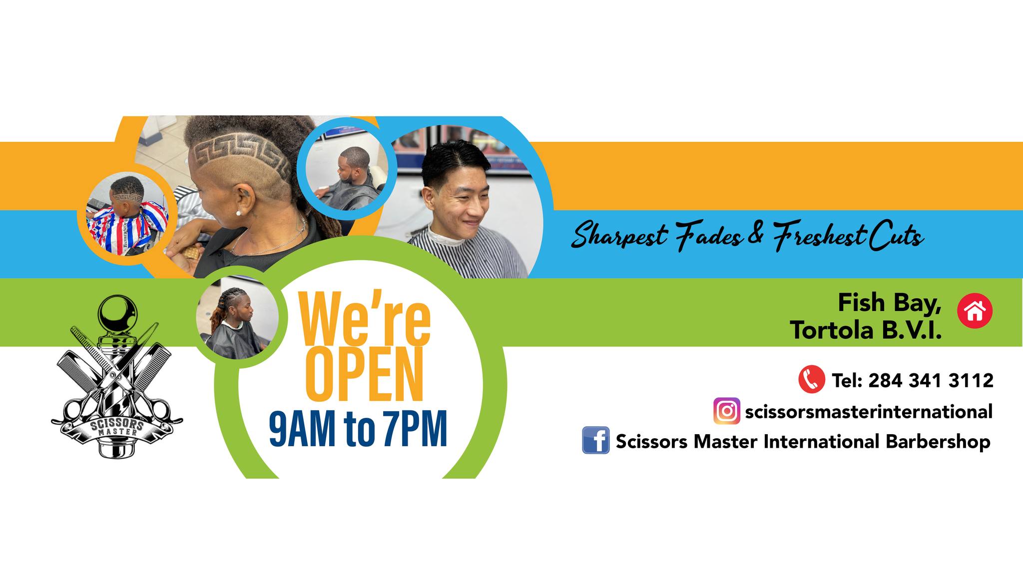 Scissors Master International Barbershop | Road Town British Virgin Islands