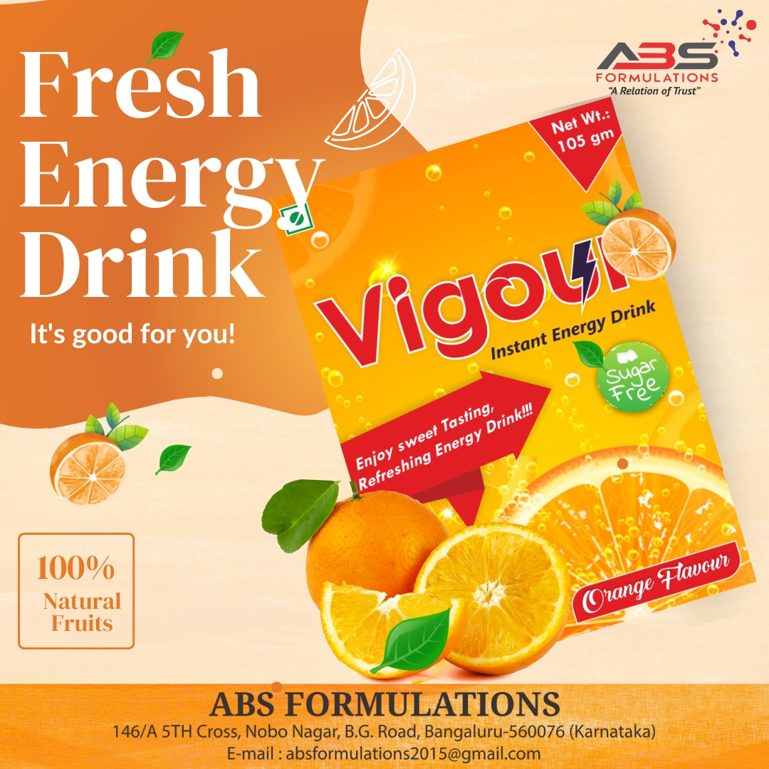 ABS - VIGOUR INSTANT ENERGY DRINK Unleash power in every Sip
