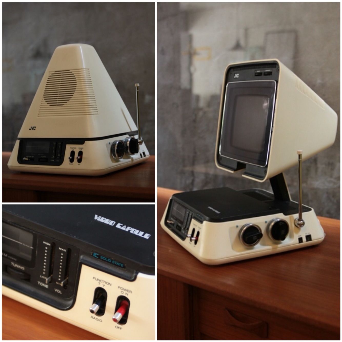JVC Video Capsule' (model 3100D). When closed it's a 15”/38 cm