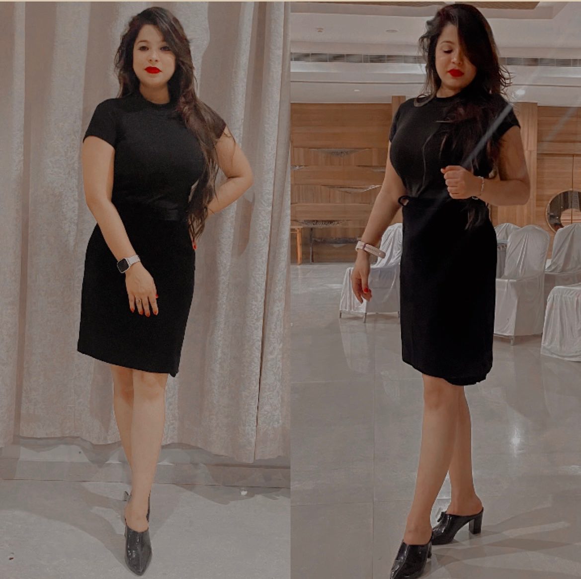 red maternity bridesmaid dresses Lavetir A-Line/Princess One Shoulder Asymmetrical Floor-Length With Ruffles 2026 Size:32W/30L pregnancy size sensil Homecoming Dresses A Line