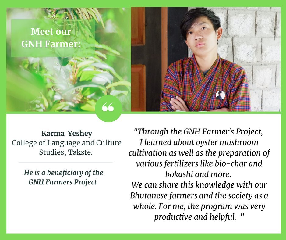 Gross National Happiness Centre - Meet our GNH farmer, Mr. Karma Yeshey ...