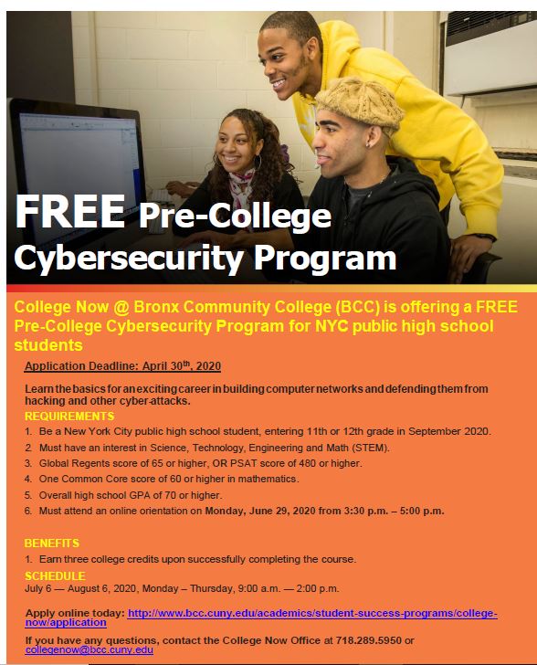 College Now Program Bronx Community College | New York NY