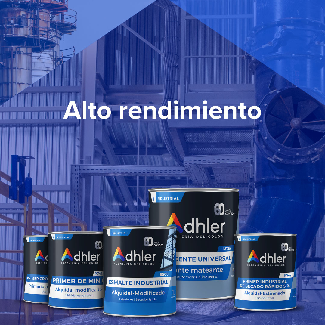 Adhler - Esmalte Industrial, formulado con resinas de alta calidad 🔝 ...