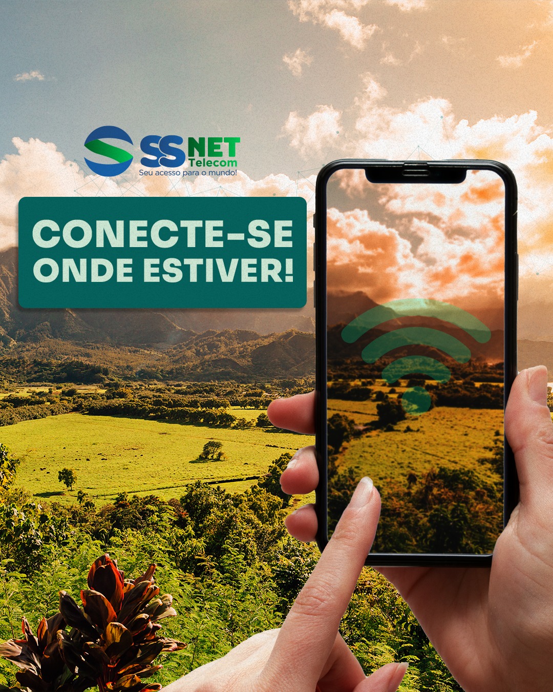 SSNET TELECOM - 🌳🌻 Conecte-se onde estiver, até mesmo no... | Facebook