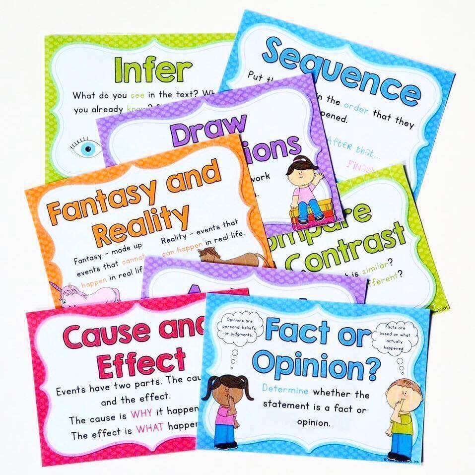 These Reading Comprehension Posters... - Tales From Miss D | Facebook