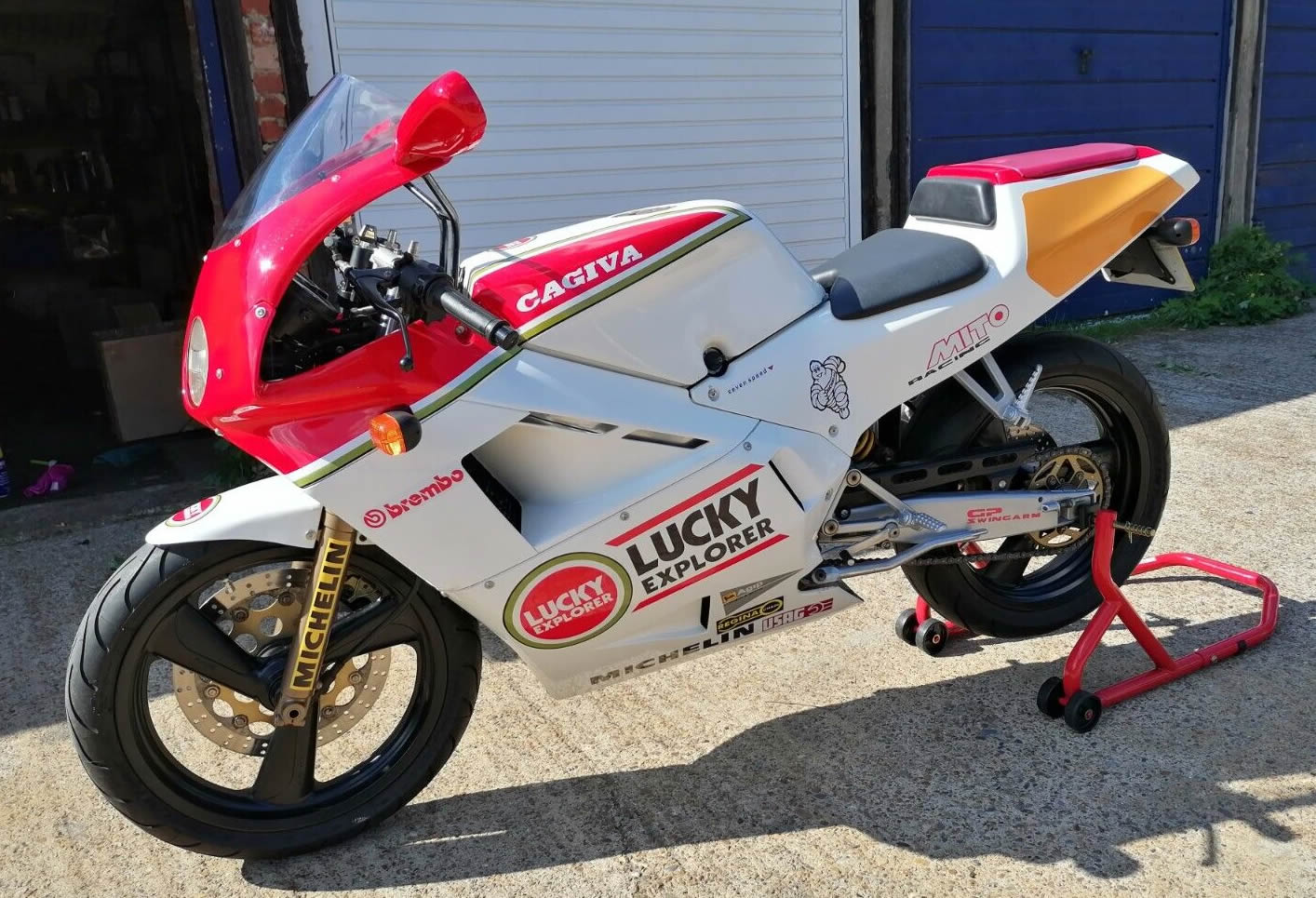フロント　ホイール　17インチ MITO ７速　 CAGIVA 125