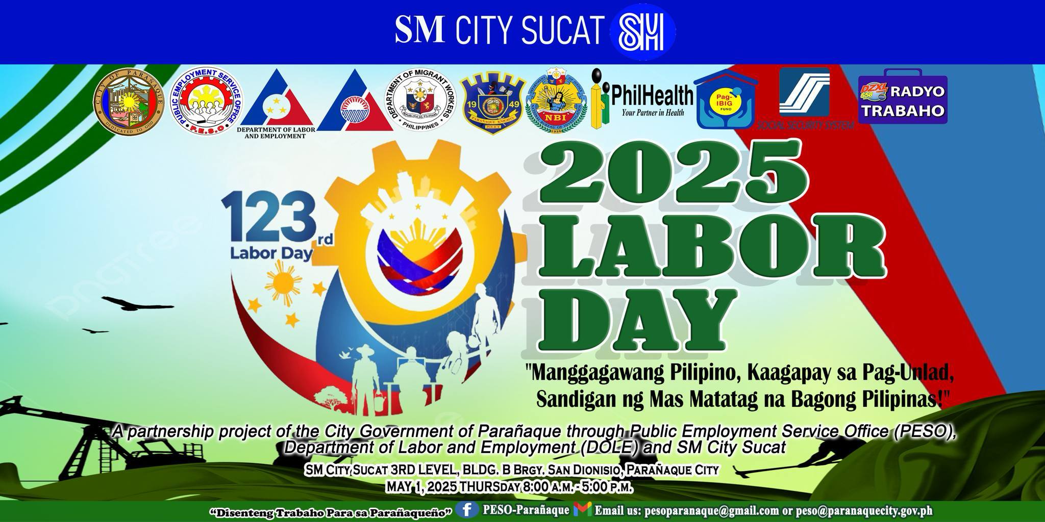 Parañaque - 𝐀𝐍𝐍𝐎𝐔𝐍𝐂𝐄𝐌𝐄𝐍𝐓 | MEGA JOB FAIR 2025 Bilang bahagi ng ...