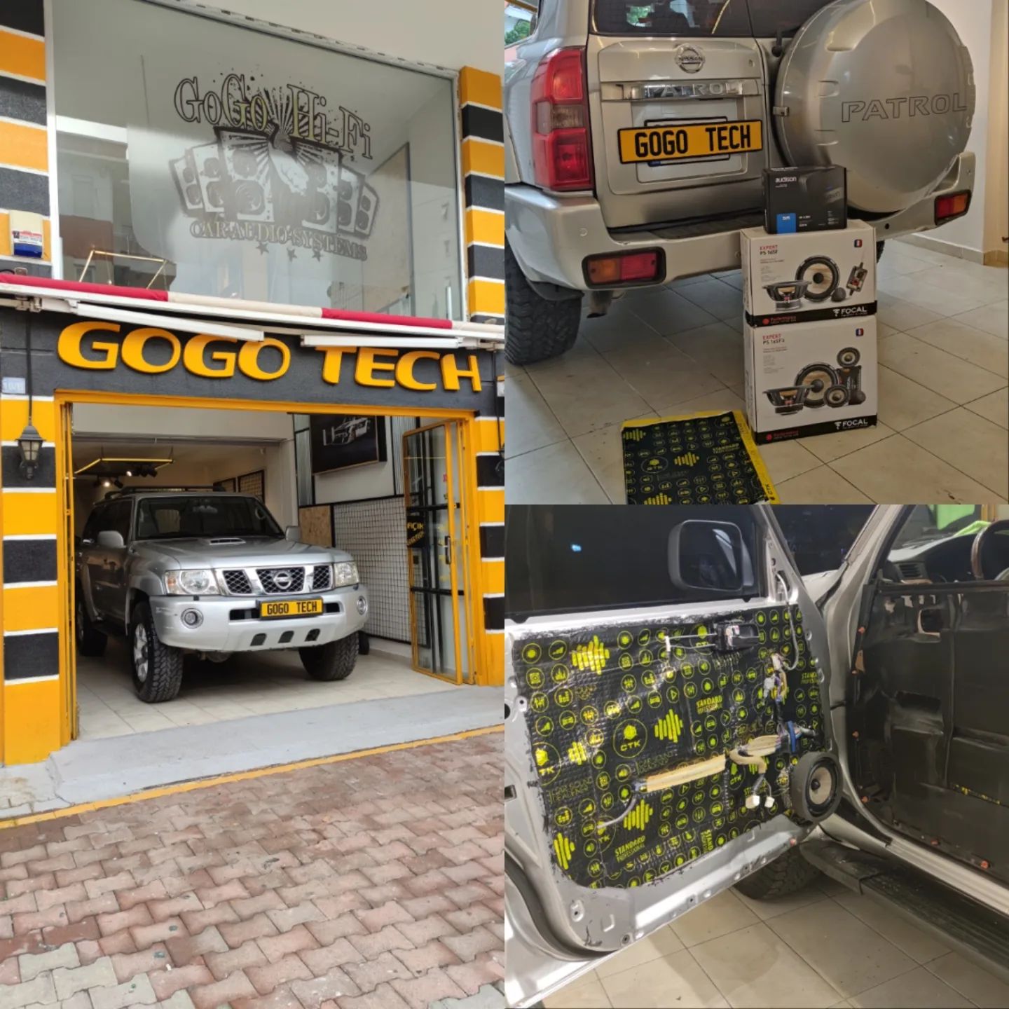 Gogo Tech - Nissan Patrol Audison Focal Ses sistemi...