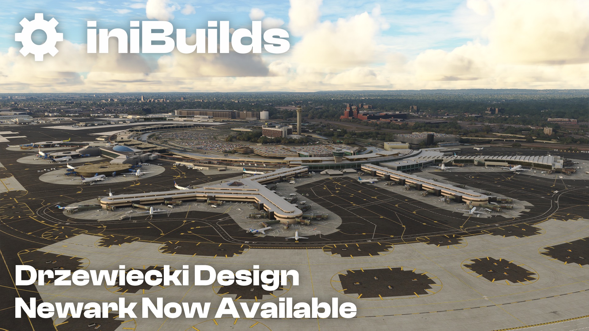 iniBuilds - Drzewiecki Design Newark Liberty is now available for ...