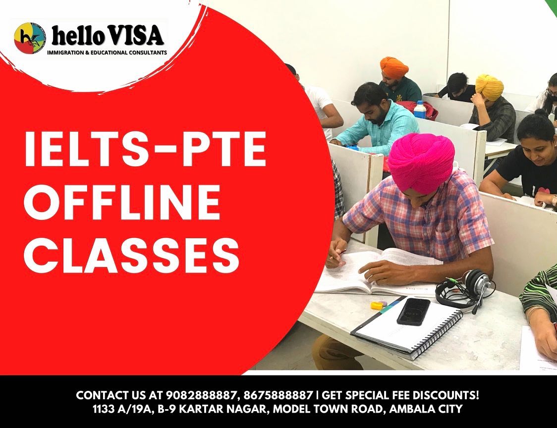 Hello Visa - Enrol now for IELTS-PTE offline classes!...