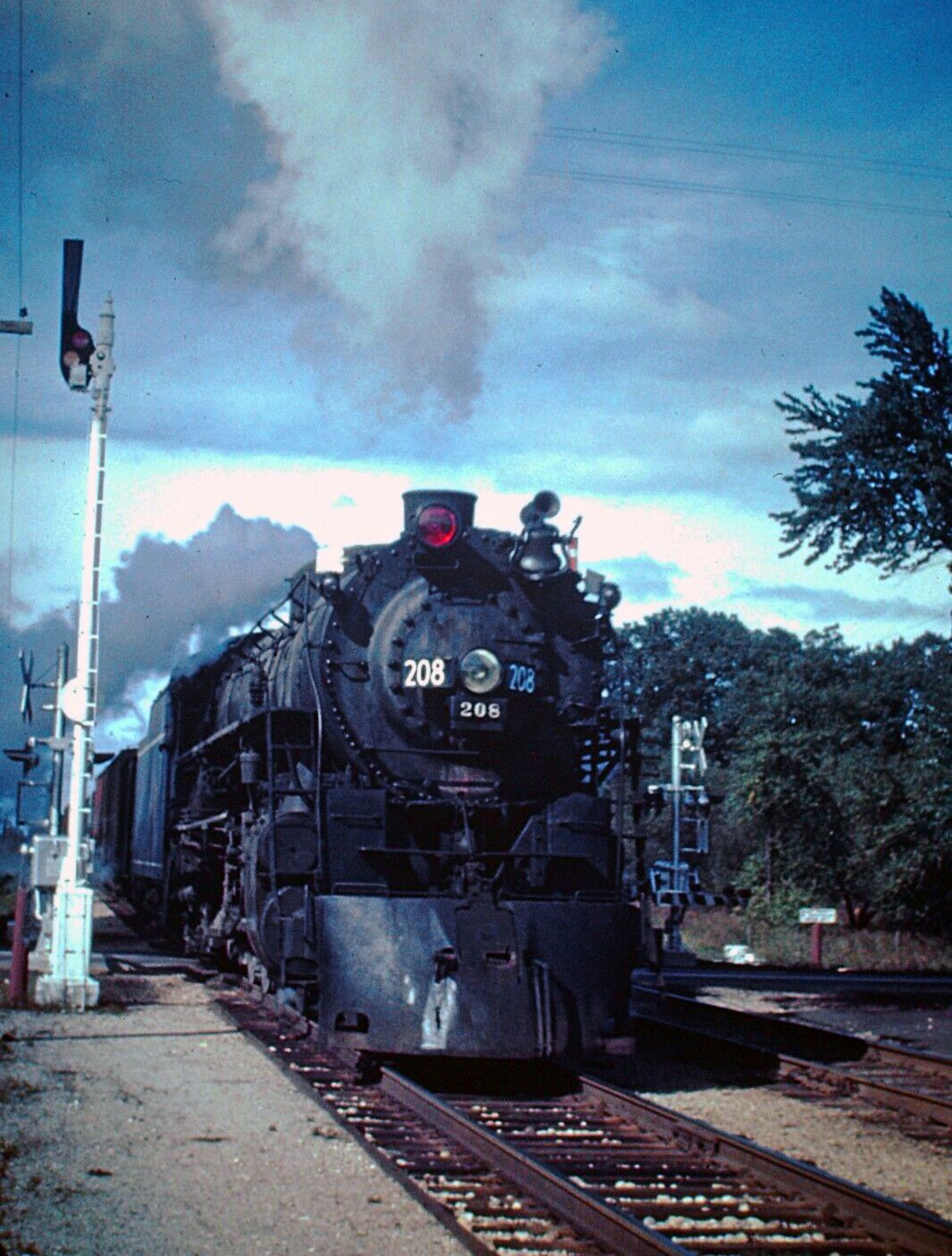 Milwaukee Road 4-8-4 #208 steam locomotive