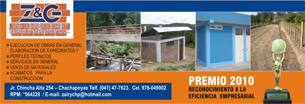 Z&G Construcciones Y Servicios Generales Sac