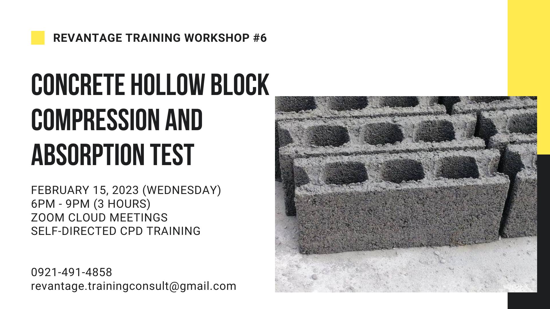 Materials - Training Series #6 Workshop on Standard Test Procedures ...