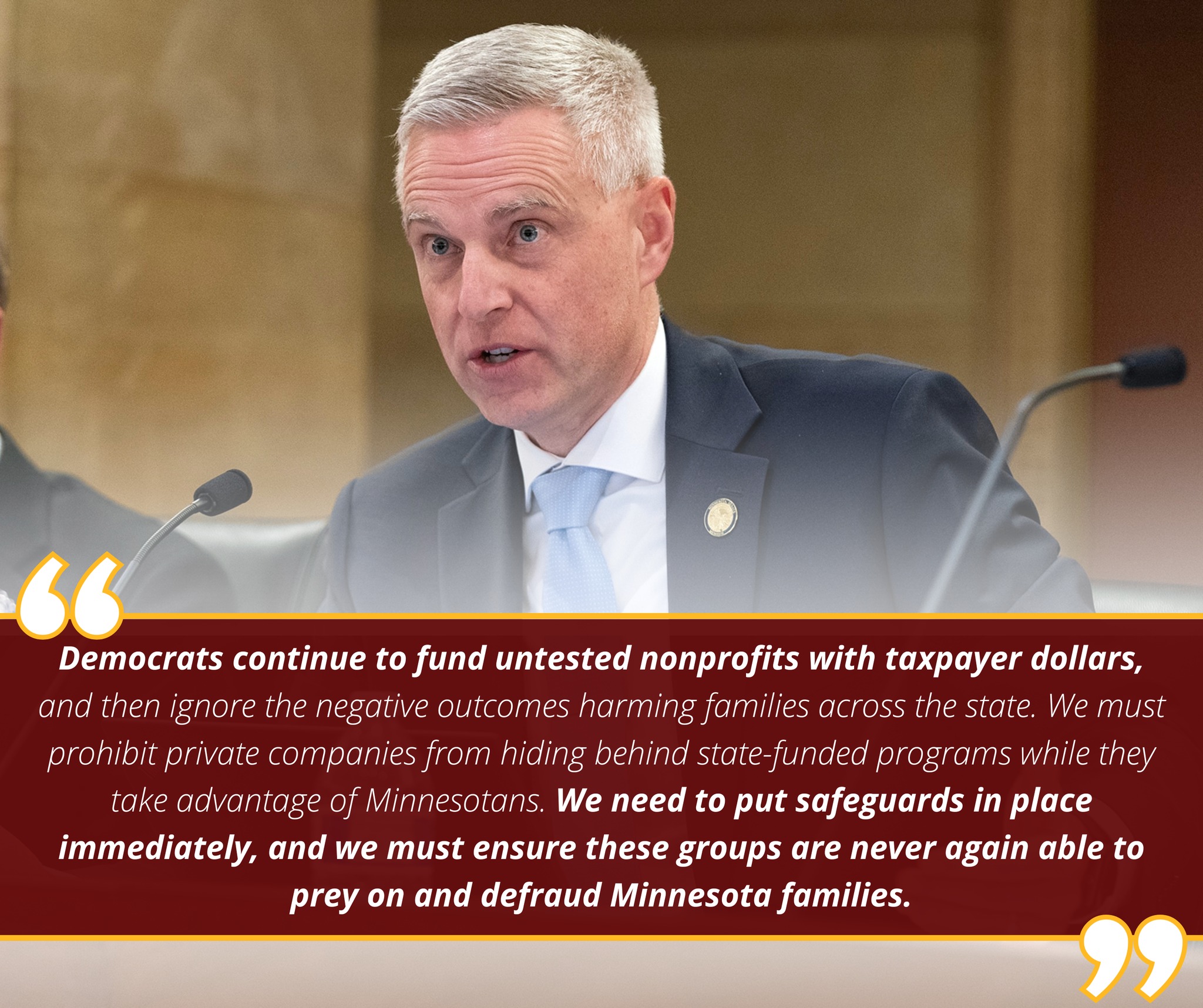 I am in full agreement on this... - Senator Jason Rarick | Facebook