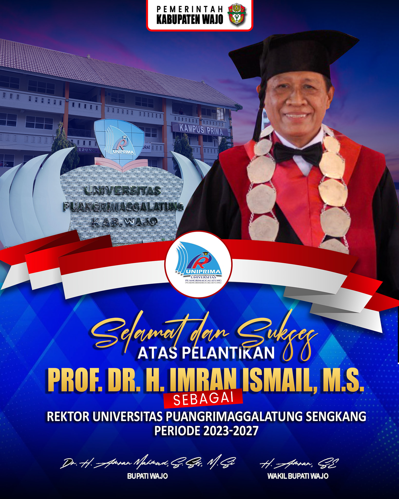 Selamat & Sukses Atas Pelantikan Bapak... - Humas Pemkab Wajo | Facebook