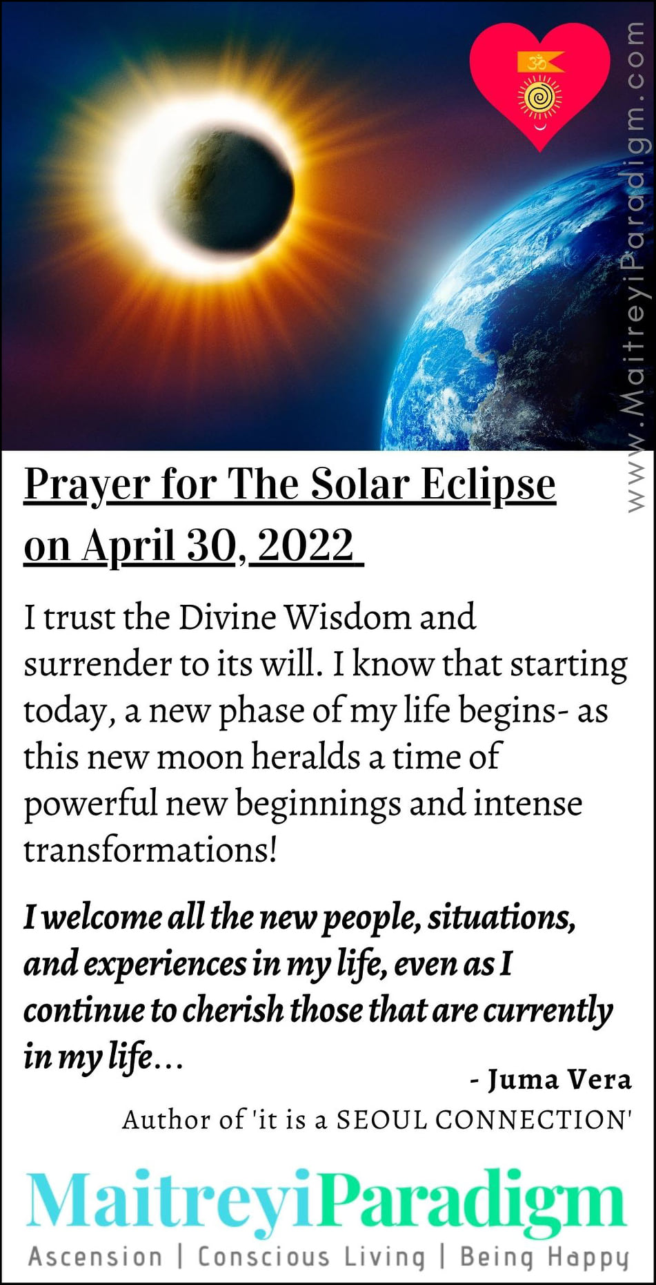 Here is a simple and... - Vedic Wisdom & Maitreyi Paradigm