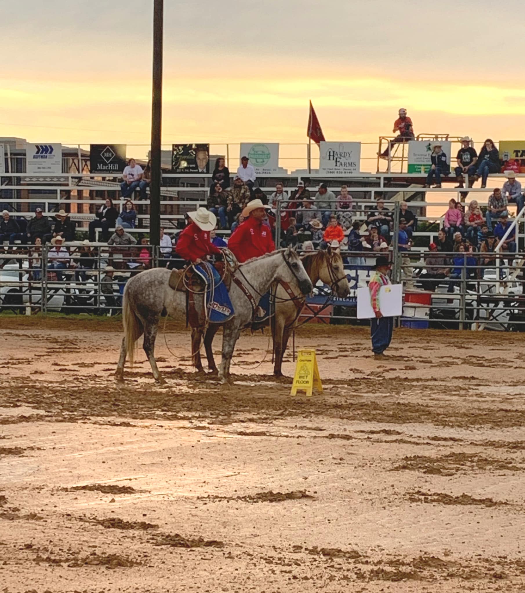 ⚠️ Caution Wet Floor ⚠️ - Durant Riding Club PRCA Rodeo