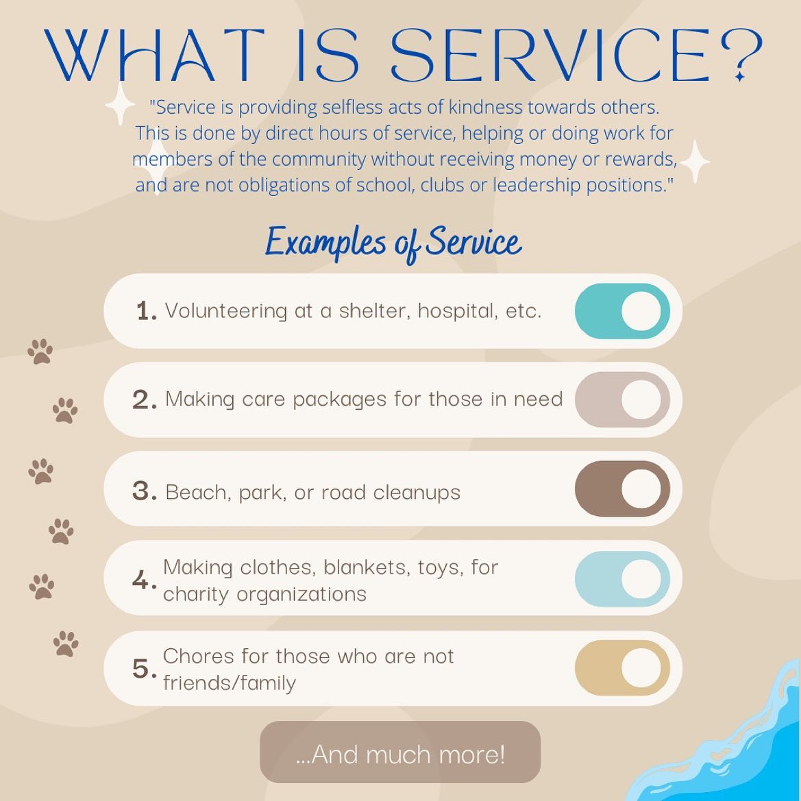 Here are some AWESOME examples of Service made by our very own Grand ...