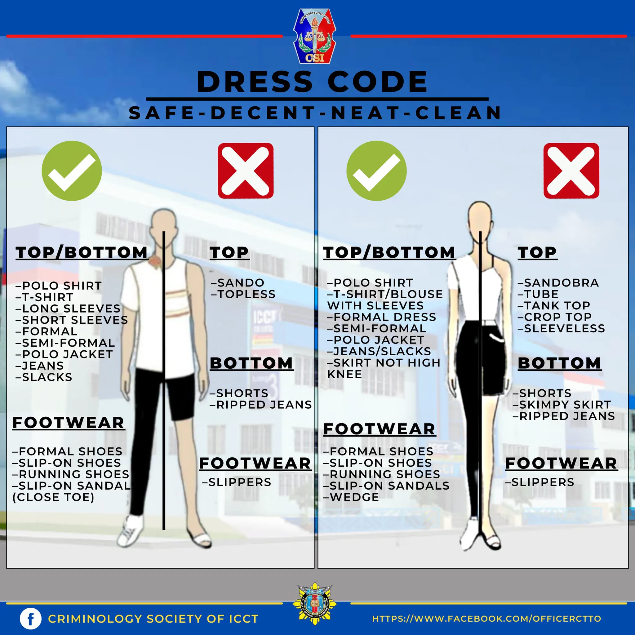 formal dress code policy School and rules GL-07.06.26