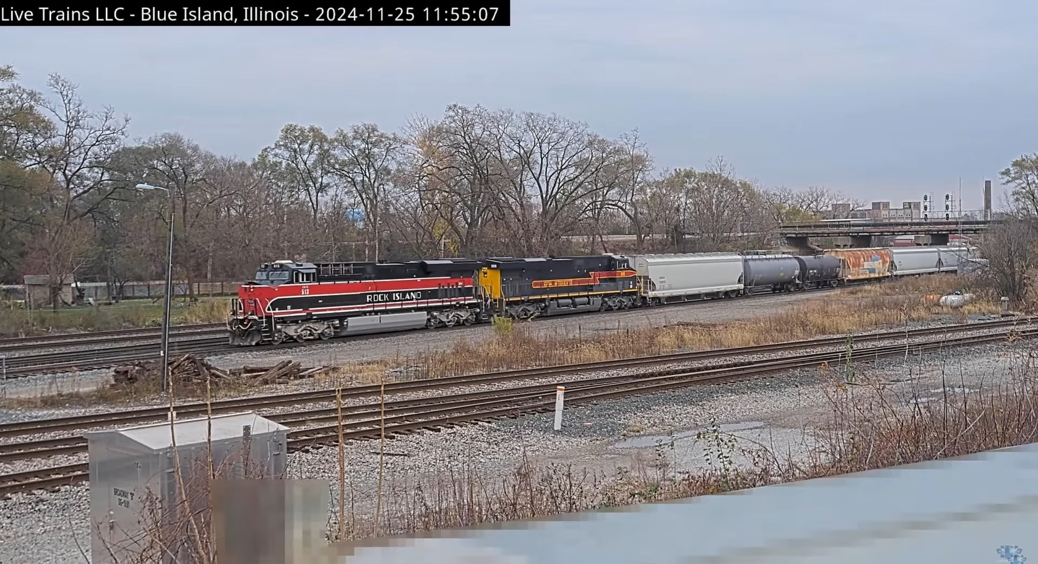 LiveTrains.com - Always neat to see this IAIS Rock Island heritage unit ...