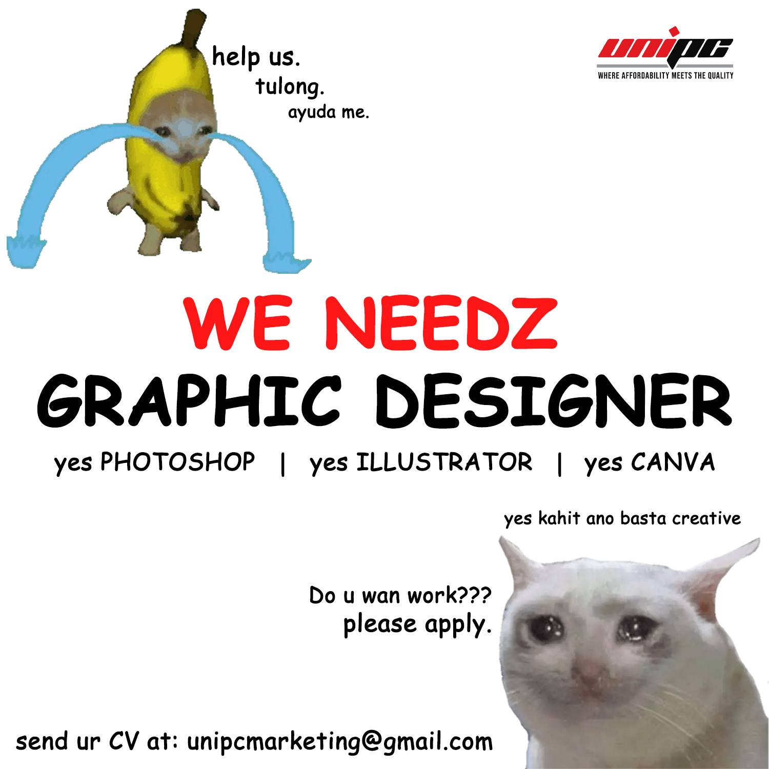 UniPC - Note: nagrerender pa GD namin pero tamad na magedit 😿 We're ...
