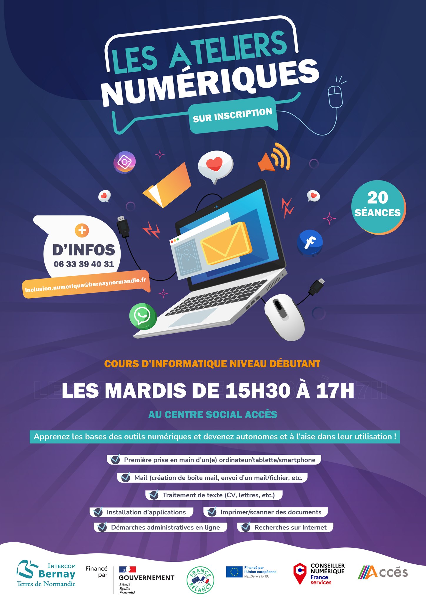 Accés 27 - [LES ATELIERS INFORMATIQUES SONT DE RETOUR A... | Facebook