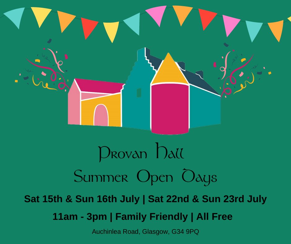 Provan Hall - *OPEN DAYS* We're delighted to announce that... | Facebook