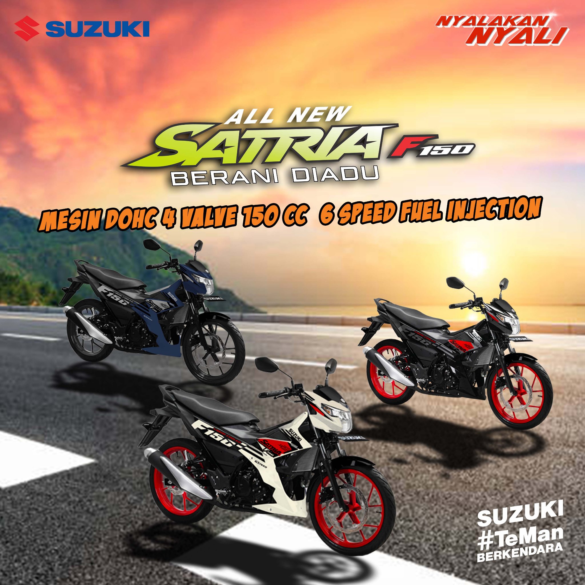 All New Satria F 150 semakin bertenaga... - Suzuki Motor Palu