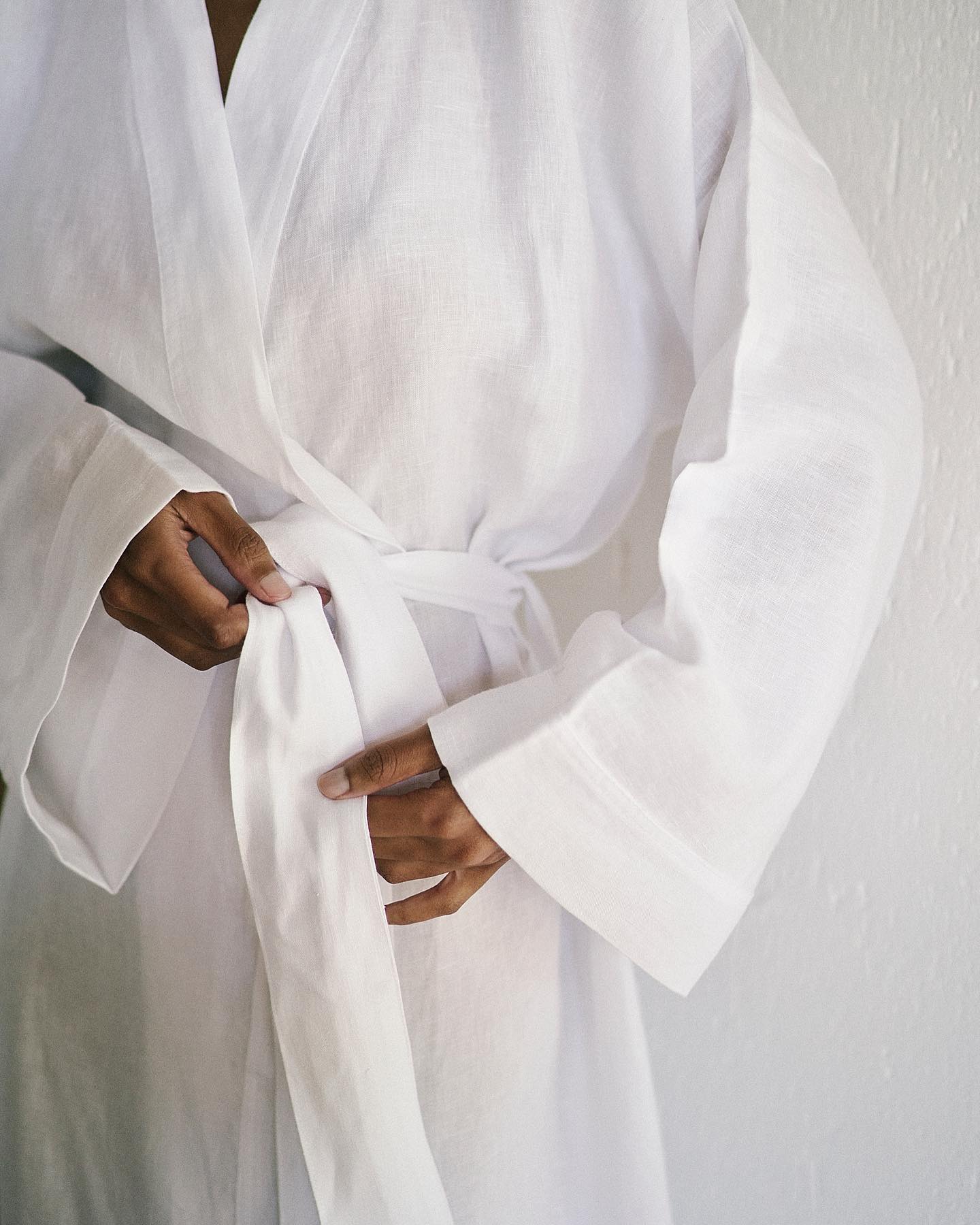 Mungo Design - The Linen Kimono Gown. Luxurious linen has... | Facebook