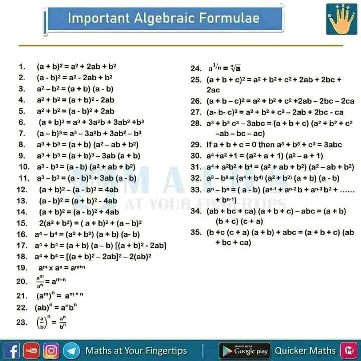 IMPORTANT MATH FORMULAS &... - Civil Service Exam Masterclass