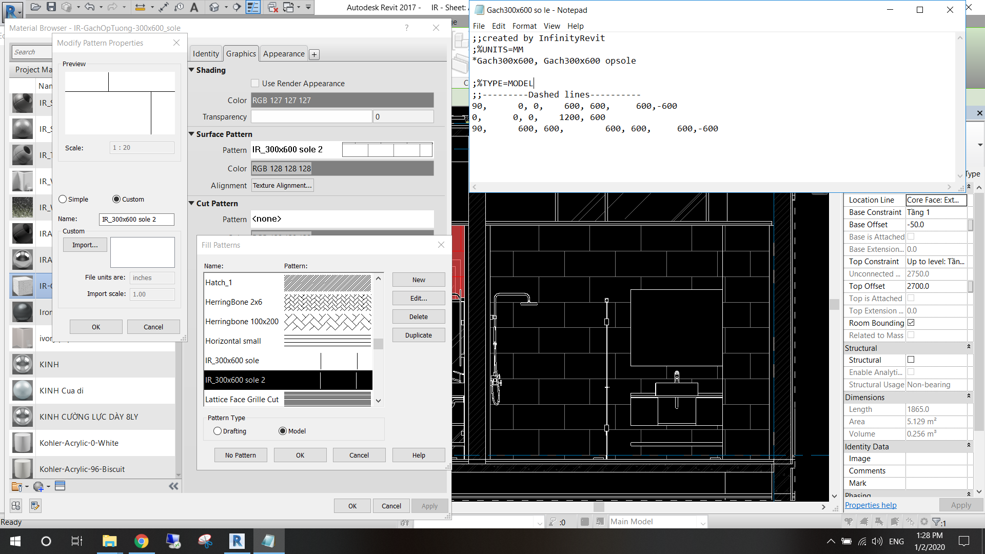 Infinity Revit - CREATE NEW PATTERN IN REVIT When client... | Facebook