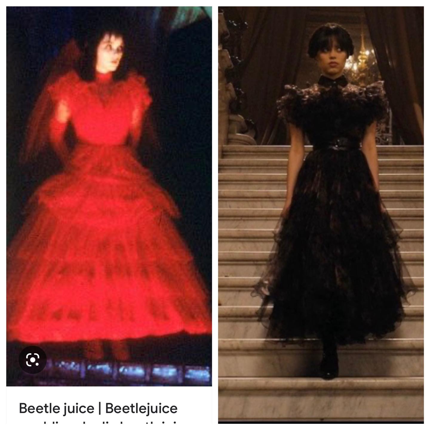 beetlejuice red dress Lydia Deetz Costume Beetle Bride Wedding Halloween Outfits The villian of the 2017 film It Lydia Deetz's red wedding dress