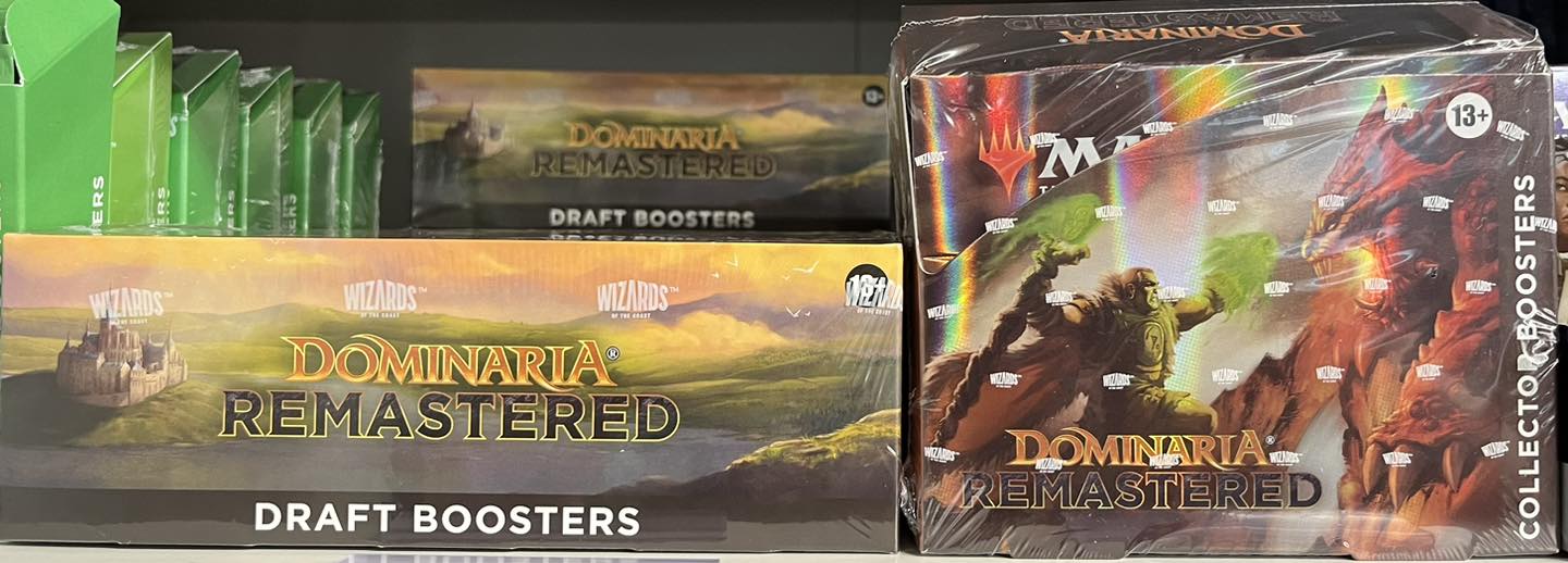 dominaria remastered set booster box Magic: The Gathering Collector Traditional foil land replaces the land card in 21% of set boosters Does Dominaria Remastered have set