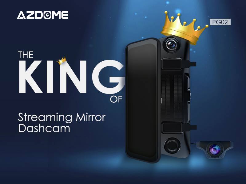 AZDOME - Exactly, PG02 is the king of streaming mirror dash cam. PG02 ...