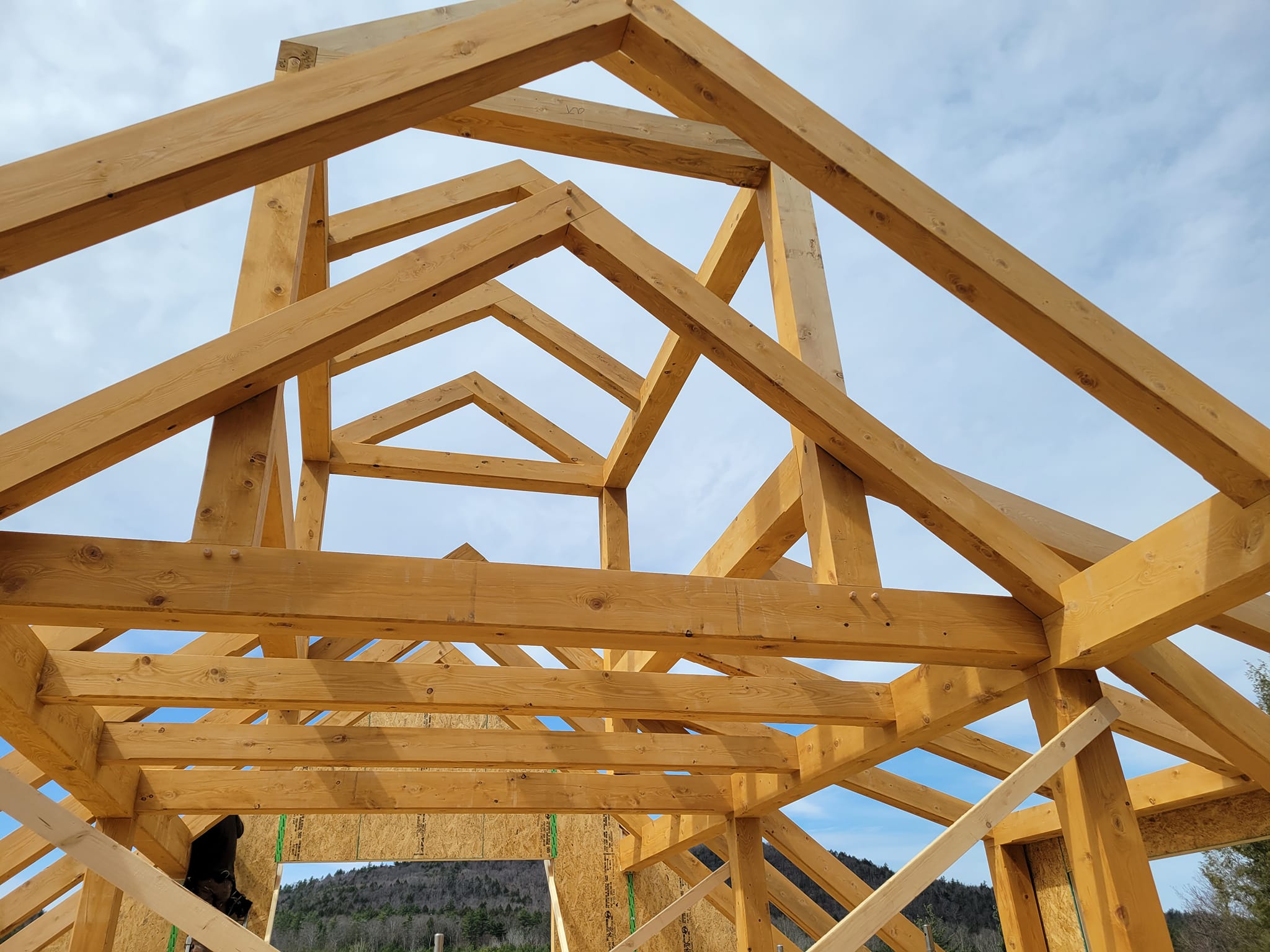 Good job Garrett and Tom. Phase... - Ward Timber Frames, LLC