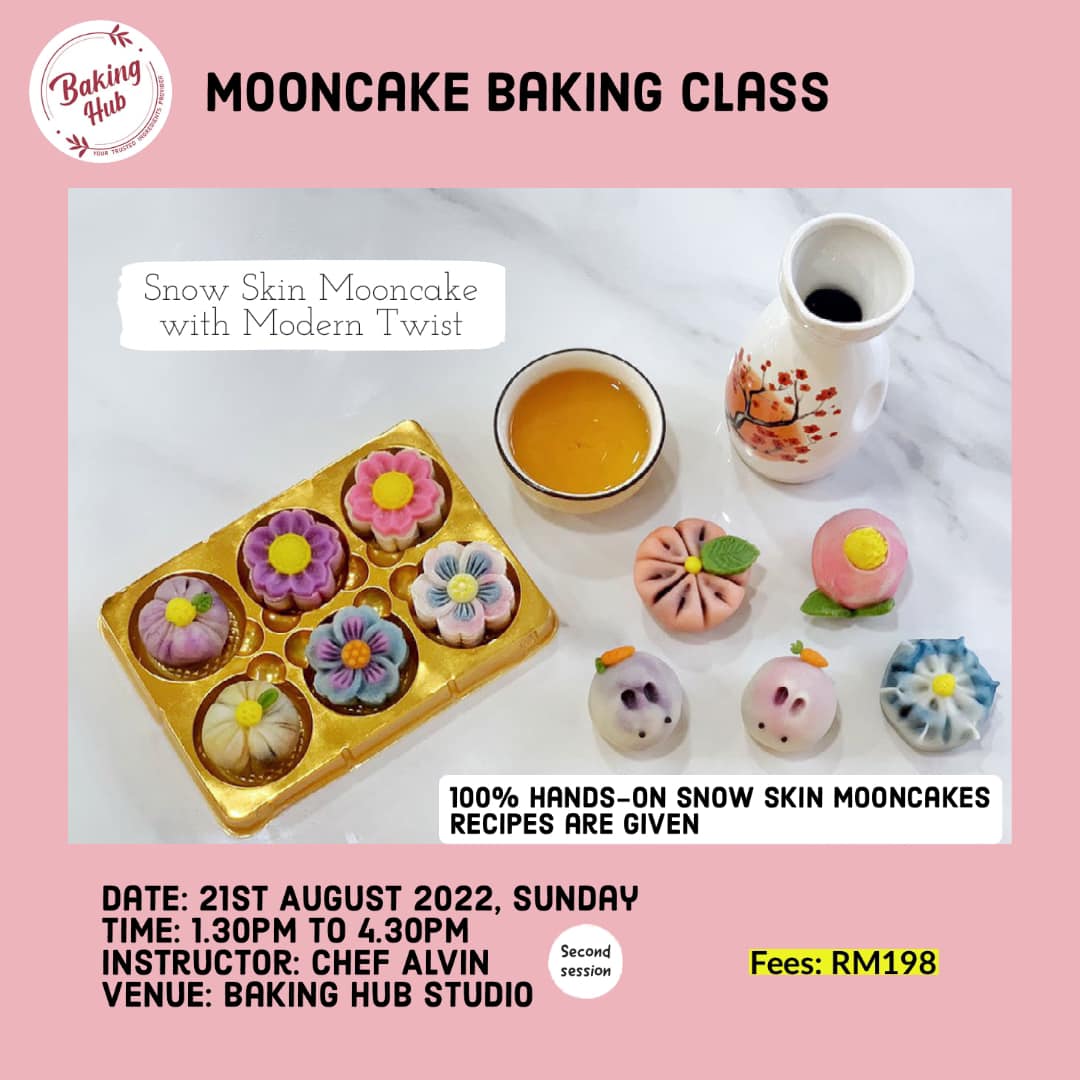 Baking Hub - Snow Skin Mooncake Class With Modern Twist... | Facebook
