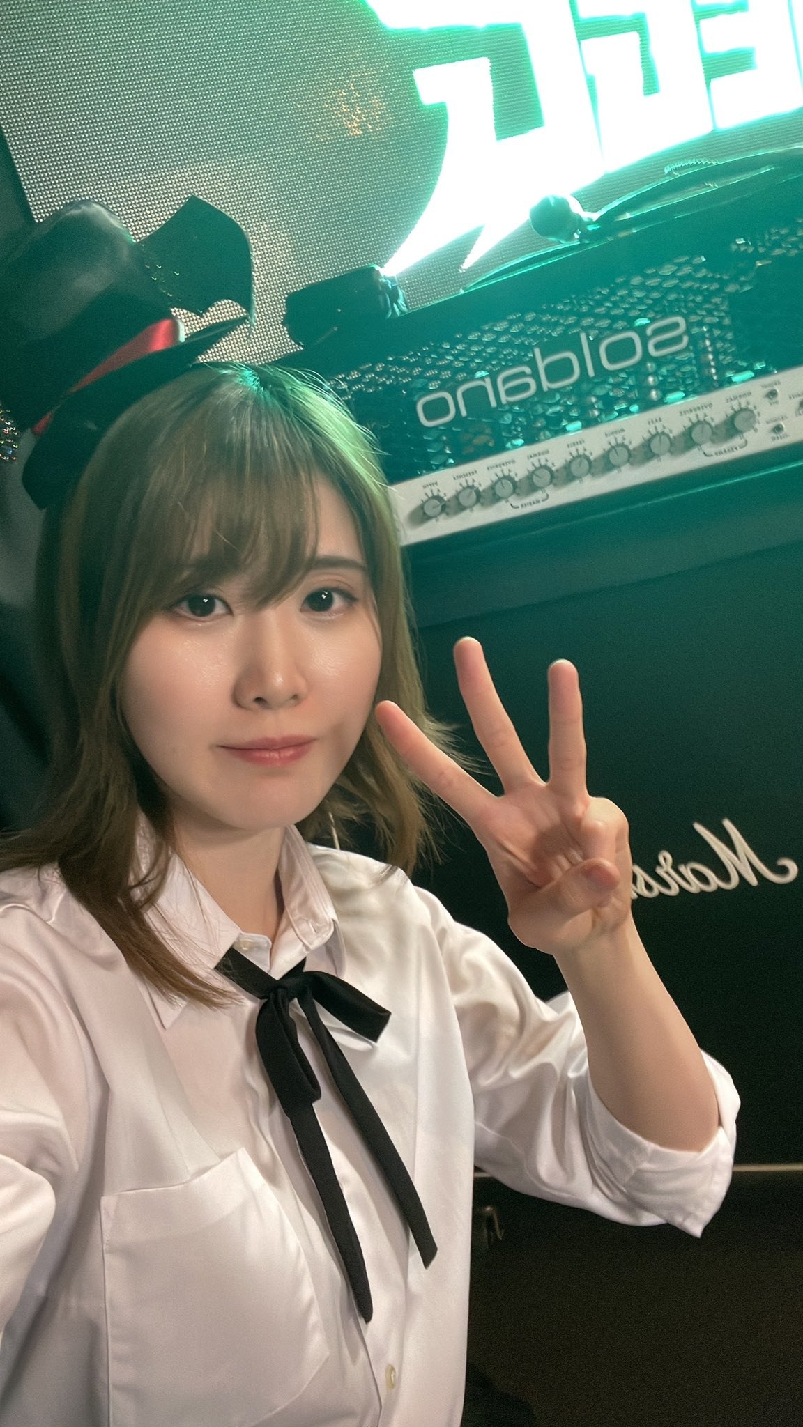 Sakura** **Yoshida** from **Hagane **with the other band, she`s