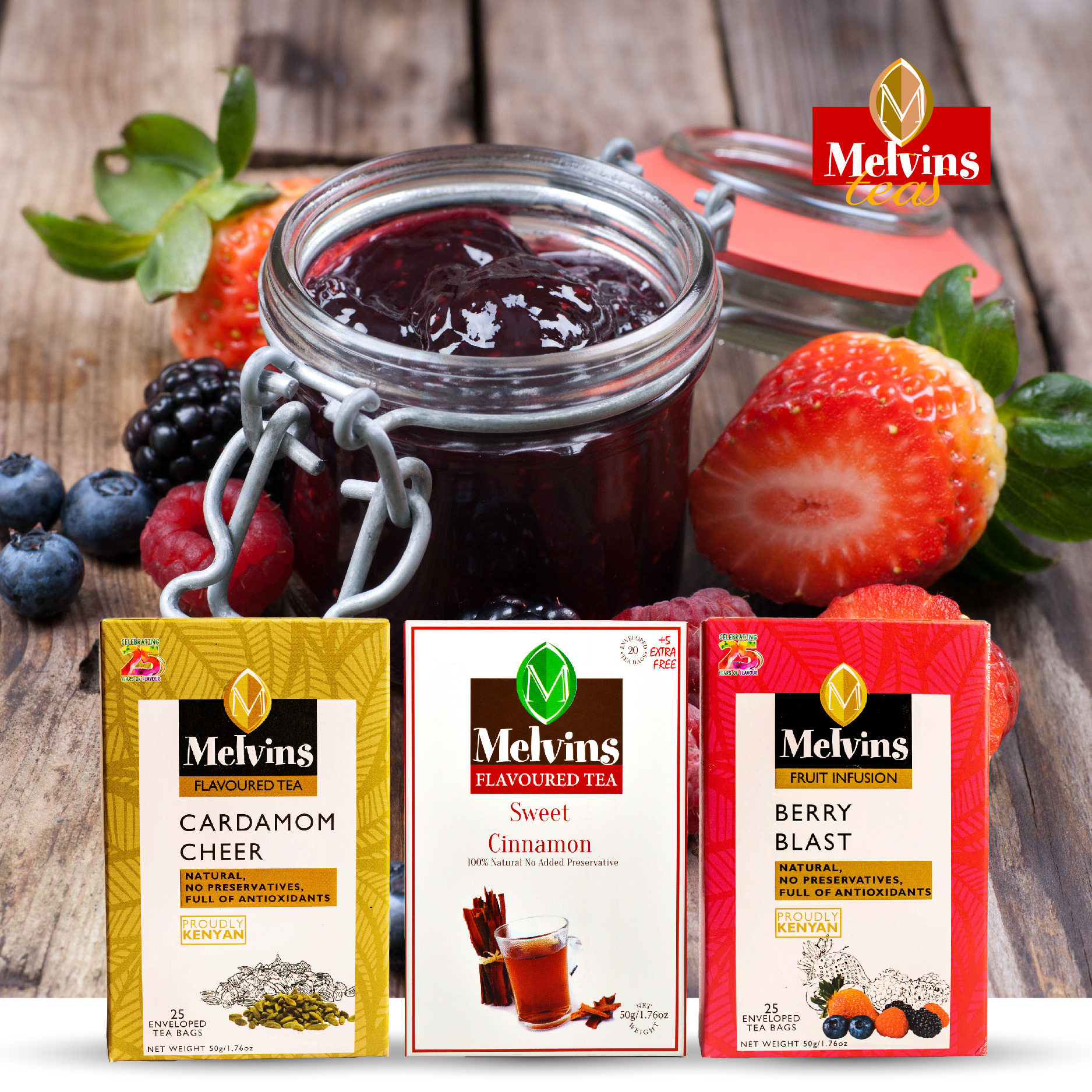 Melvins Teas - The balanced sweetness of Melvins Berry Blast Jam will ...