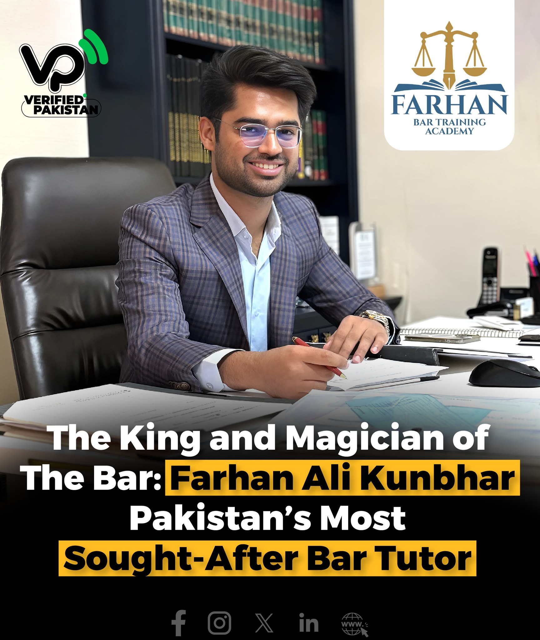 Verified - THE KING & MAGICIAN OF THE BAR Farhan Ali Kunbhar — Pakistan