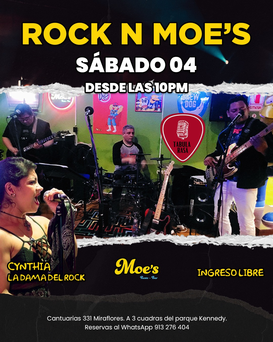 TABULA RASA - Banda Rock | Lima