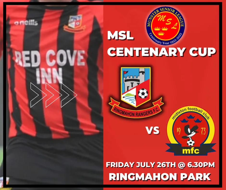 The Seniors welcome Midleton FC to... - Ringmahon Rangers AFC