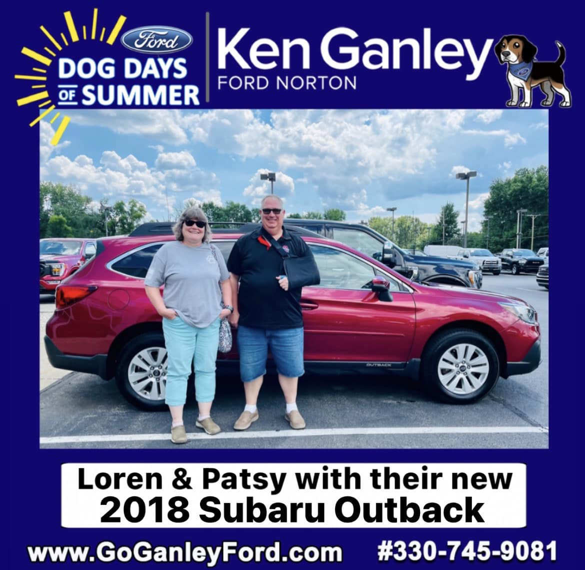 Congratulations to Loren & Patsy... - Ken Ganley Ford Norton | Facebook